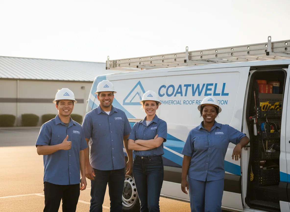 Commercial roof coating company in Fairview, NC